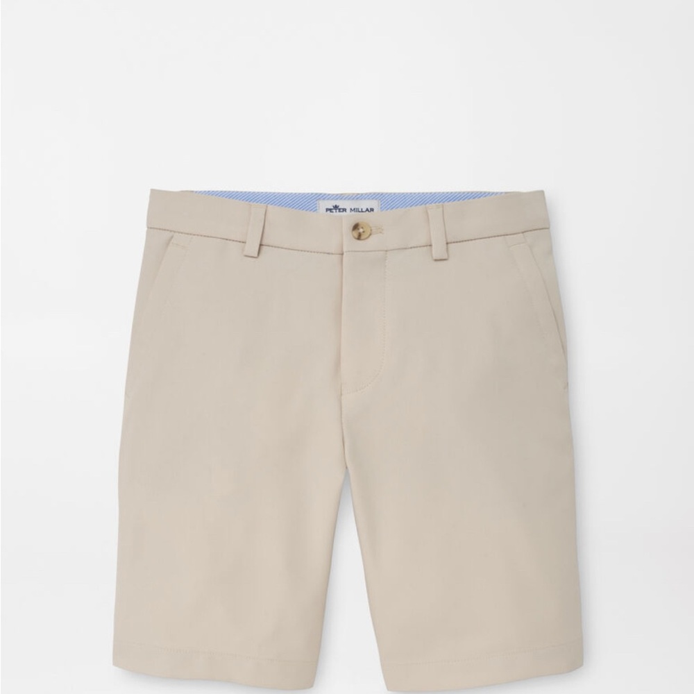 Peter Millar Youth Collection Boys' Salem Performance Short in stone size L